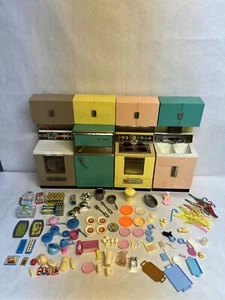 Vintage 1960's MCM Barbie Doll Reading Deluxe DREAM KITCHEN Set w/Accessories - Picture 1 of 16