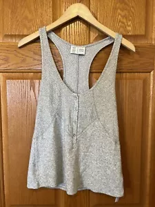 Camiseta sin mangas BO37 Anthropologie Saturday Sunday Lucie acanalada Racerback para mujer pequeña - Imagen 1 de 4
