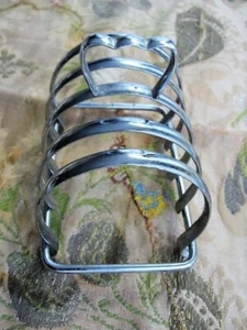 ART DECO Silver Plated Toast Rack,Tea Time Party, Vintage Silver Plate - Bild 1 von 5