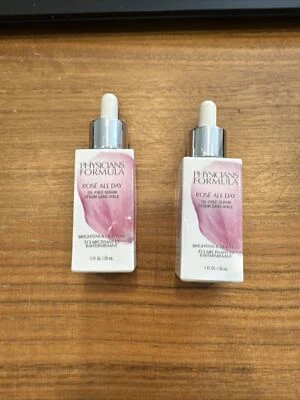 2 PHYSICIANS FORMULA Rosé All Day Oil Free Serum - Each 1 fl oz New - Image 1 of 4