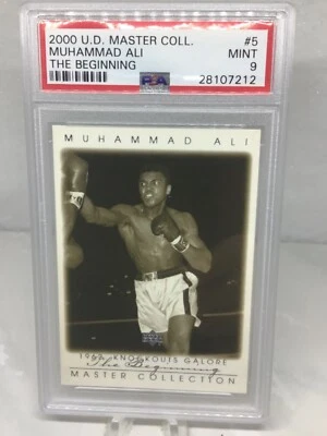 2000 Upper Deck Master Collection #5 Muhammad Ali PSA 9 (15 in all grades) - Image 1 of 2