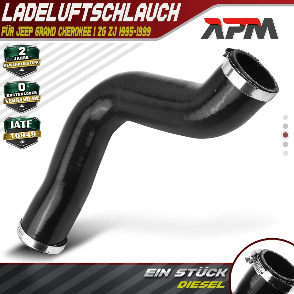 Ladeluftschlauch für Jeep Grand Cherokee I ZG ZJ 2.5L Diesel 1995-1999 52079576 - Bild 1 von 4
