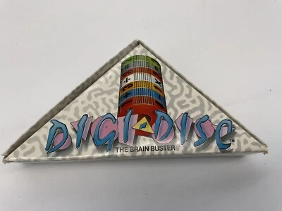Digi-Disc The Brain Buster Puzzle 1987 By D.Nesis vintage game magnet. - Image 1 of 3