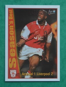 1997 FUTERA FANS SELECTION - SEASON'S BEST - ARSENAL No 49 - Picture 1 of 1
