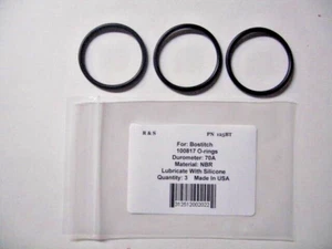 3 Compatible Bostitch 100817 O-Rings / R&S 125BT / NBR Material - Picture 1 of 2