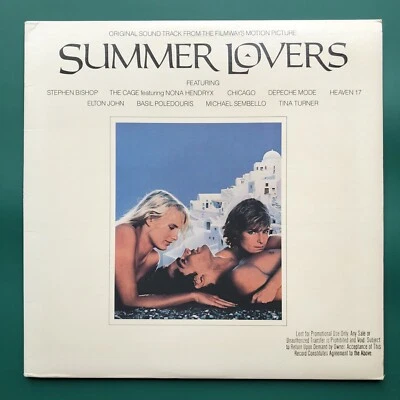 Basil Poledouris SUMMER LOVERS Synthpop Film Soundtrack LP Depeche Mode US PROMO - Image 1 of 4