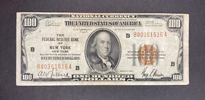 1929 $100 Bill-New York Federal Reserve Note w/ Several Errors (No Reserve!!)