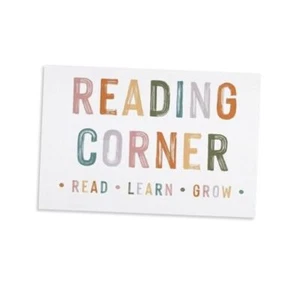 Reading Corner READ LEARN GROW - Unframed - Wall Art 16x24inch(40x60cm) style-1 - Picture 1 of 8