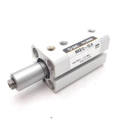 Cilindro de abrazadera giratoria SMC MKB12-10LN, diámetro de ø12 mm, carrera de 10 mm, 1,0 MPa, M5x0,8 Foto 1 de 4