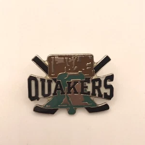 NHL Philadelphia Quakers Reproduction Heritage Jersey Hockey Stick Lapel Pin 90s - Picture 1 of 5