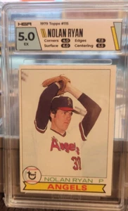 1979 Topps NOLAN RYAN Karte #115 Angels Hall of Fame GOAT HOF HGA graded EX 5.0 - Bild 1 von 2