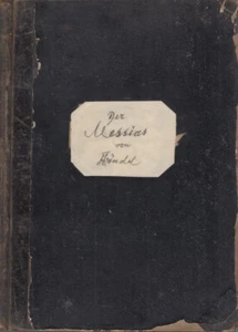 Der Messias Oratorium von G.F. Handel. Klavierauszug 1900 Musica - Picture 1 of 2