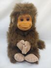 Vintage Hosung Monkey Plush Toy 1994 Brown Attachable Hands Chimp Small 