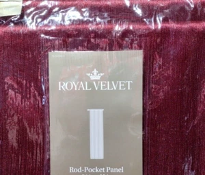 Royal Velvet, Hilton Panel Curtain, Majestic Red, JCP, 54"x95" NWT - Picture 1 of 5