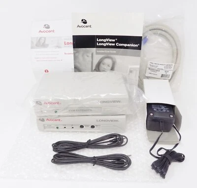 Avocent Longview LV420-AM Multi-Media Transmitter & Receiver Extender NEW - Image 1 of 4