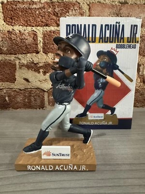 Ronald Acuna Jr. ROTY Atlanta Braves Bobblehead SGA - Image 1 of 3