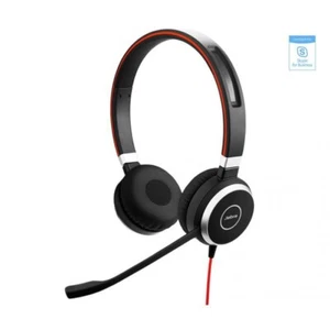 Jabra Evolve 40 MS Stereo Corded Binaural Headset USB A 3.5mm Jack top condition - Afbeelding 1 van 22