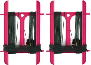 2 x PINK Crabbing Crab 11m Fishing Line & Bag Nets - Child Safe With NO HOOK - Picture 1 of 3