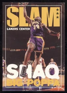 324 SHAQUILLE O'NEAL 1996-97 SKYBOX SLAM SHAQ BIG POPPA LAKERS NBA BASKETBALL - Picture 1 of 2