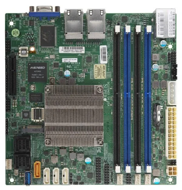 Supermicro MBD-A2SDI-8C-HLN4F-B Motherboard NEW, IN STOCK, 5 Year Warranty - Image 1 of 1