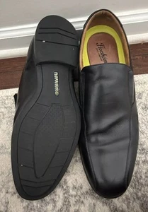 FLORSHEIM Ortholite Herren Größe 14 Comfortech schwarz Leder elegante Schuhe - Bild 1 von 8