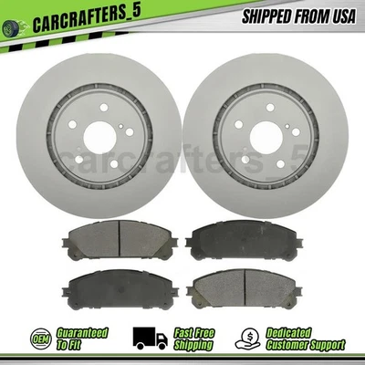 Juego de pastillas de freno delanteras de rotores de freno de disco OE para Lexus RX350 2016-2019 3,5 L Foto 1 de 4