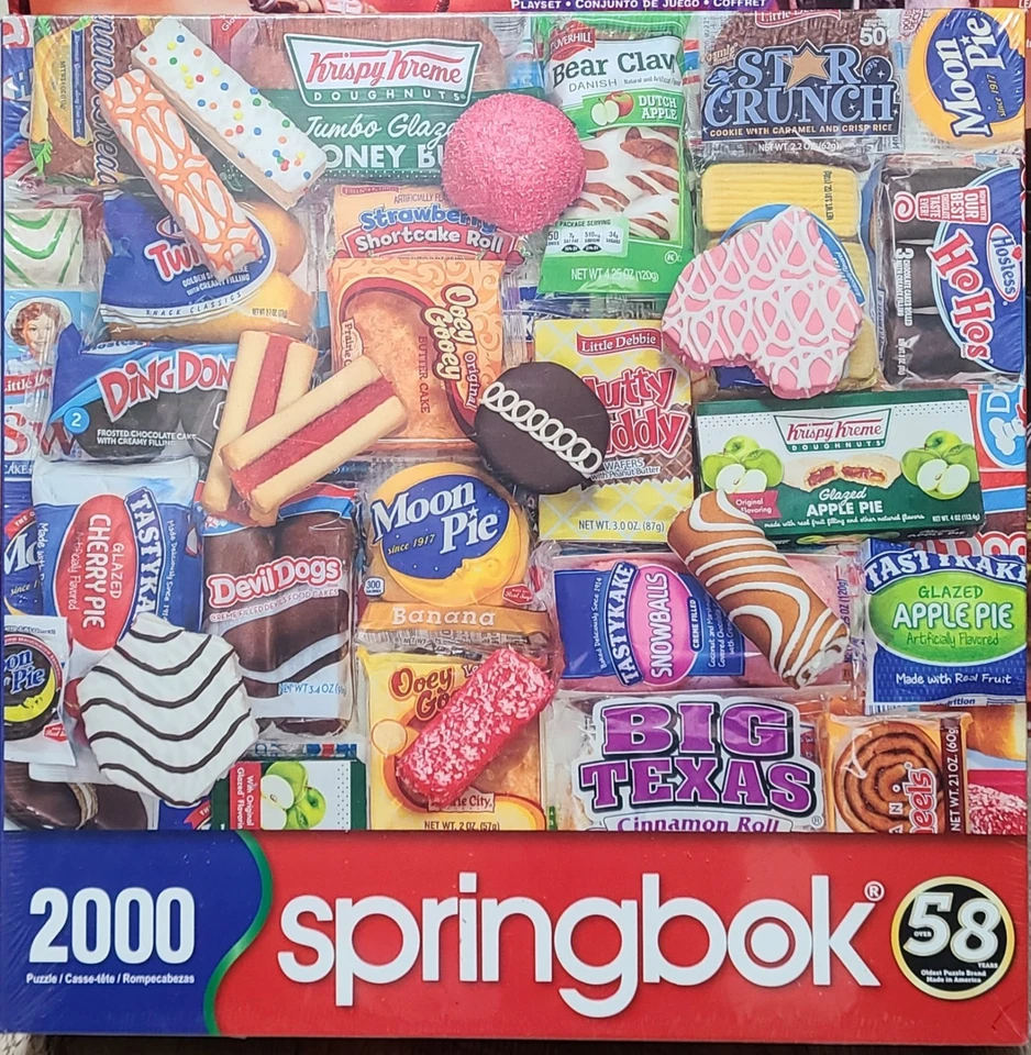 Snack Treats Springbok 2000 Piece Puzzle ** 2021