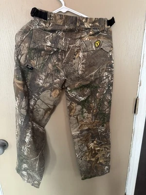 Realtree Scent Blocker Youth LCamo Hunting Pants Adjustable Waist Camouflage S3 - Image 1 of 3