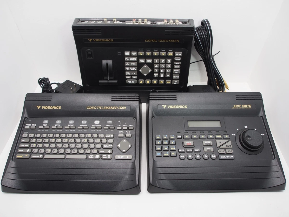 Nineさま専用  Videonics VIDEOMIXEREDIT SUITE Videonics Video Production & Editing Equipment for sale | eBay