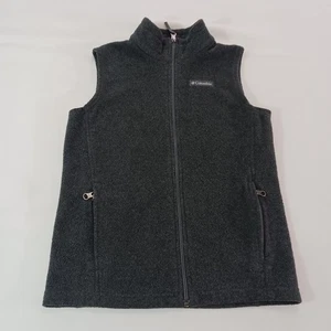 Columbia WB1433 Youth Unisex Gray Full Zip Fleece Vest Size M (10/12) - Picture 1 of 12