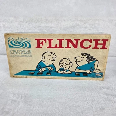 Vintage 1963 Flinch Card Game Parker Brothers Complete Cards & Instructions - Image 1 of 4