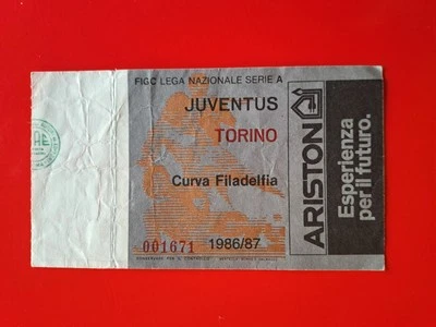 Biglietto 12a giornata Campionato 1986/87: Juventus-Torino 1-0 del 14/12/1986 - Immagine 1 di 2