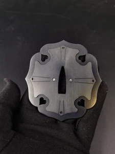 Japanese Plain Tsuba and for Tachi  and Hand-Tachi, X021 - Picture 1 of 9