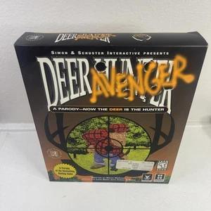 Deer Avenger Parody Deer Is Hunter Video Game PC WINDOWS 95/98 MAC NEW SEALED - Picture 1 of 13