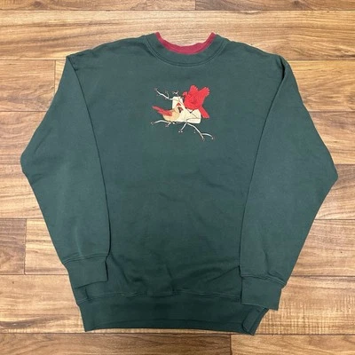 Suéter Vintage Vovó Cardinal M&C Sportswear Tamanho Grande Cottage Core Indie - Imagem 1 de 4