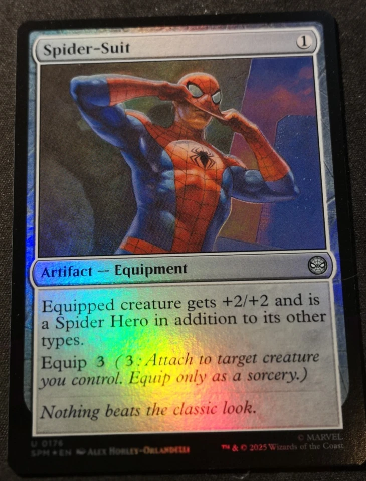 Spider-Suit - Foil - SPM - MTG - EN - NM - 0176 - Image 1 of 1
