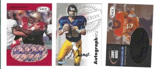 3 Football Autos: Damien Woody, Pat Barnes, Sammy Morris - Bild 1 von 2