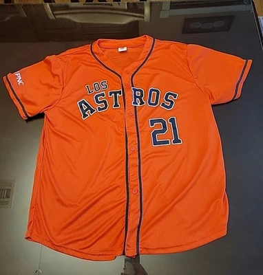 Camiseta Yainer Díaz Los Astros #21 PNC sorteo del estadio.  Promo XL para hombre Foto 1 de 4