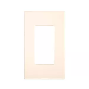 (10 Stück) NEU Schraubenloser Wandteller Decora GFCI Abdeckung Mandel Wandteller Dekorateur - Bild 1 von 2