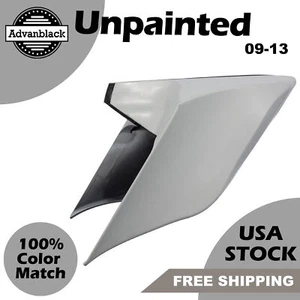 Unpainted Stretched Extended Side Cover For 09-13 Harley Touring by Advanblack - Picture 1 of 10