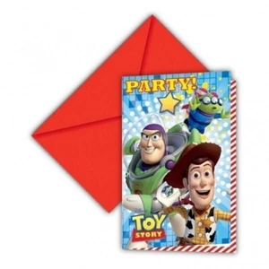 Woody & Buzz Toy Story Invitaciones de Fiesta x 18 Invitaciones de Cumpleaños con Sobres - Imagen 1 de 1
