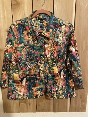 Chaqueta Kaktus Multicolor Manga 3/4 Talla XL NUEVA SIN ETIQUETAS Foto 1 de 4