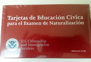 Tarjetas de Educacion Civica Para el Examen de Naturalizacion (Spanish Edition) - Picture 1 of 1