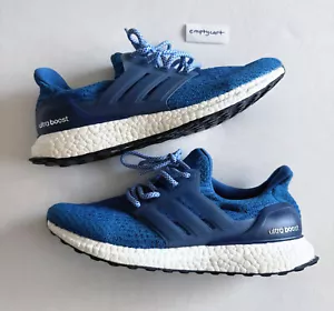 Adidas UltraBoost 3.0 Core Blue 2017 Men's Shoe Sneaker Sz 9.5 Used - Picture 1 of 9