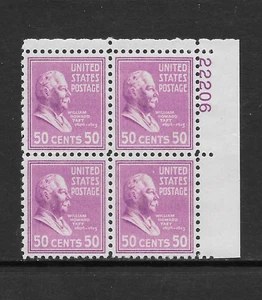 UNITED STATES SCOTT 831 MNH PLATE BLOCK/4 - 1938 30c DP ULTRA FIFTH BUREAU ISSUE - Picture 1 of 2