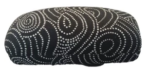 Vera Bradley Eyeglass Case Kiev Black White Dot Swirls Hard Clamshell Lined - Picture 1 of 6