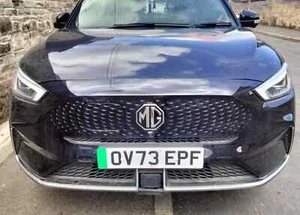 MG ZS EV 2019-2023 FRONT BUMPER WING BONNET HEADLIGHT FRONT END COMPLETE BLACK - Picture 1 of 4