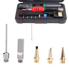 HS-1115K 5in 1 Pro Butane Gas Soldering Iron Kit Set Welding Torch Pen Tools.LCC