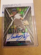 2023 Leaf Exotic Anthony Volpe Alligator Prismatic #7/7 Auto Yankees #BA-AV2