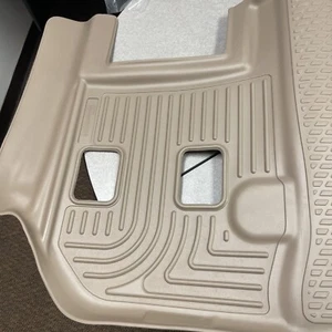 Husky Liners 11-14 Escalade ESV/Suburban/Yukon XL Tan 3rd Seat Floor Mat 19263 - Picture 1 of 8
